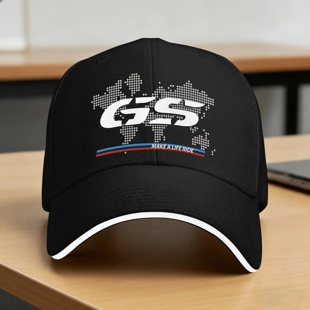 GS World Map Casual Baseball Cap Outdoor Sport Hip Hop Hats Spring Sun-Proof Men Adult Classic Baseball Caps