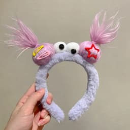 Creative and Quirky Twist Stick Headband Party Cartoon Cute Colorful Headband for Girls To Wash Their Face and Hair Fun