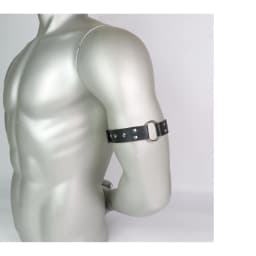 1PC Men's Leather Arm Bands, Cosplay Punk Goth Rock Style,Black Arm Bands Rock, Party Accessories