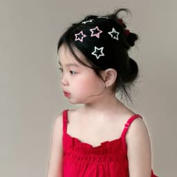 10Pcs/Set White Pink Star Flower Hair Clips For Girls Cute Sweet Kids Hairpins Barrettes Fashion Princess Headwear Children Hair
