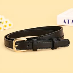 1pc/2pcs New Women's Casual PU Belt, Multiple Colors Available, Alloy Buckle Belt,, Daily Wear, and Commuting women belts
