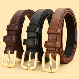 1pc/2pcs New Women's Casual PU Belt, Multiple Colors Available, Alloy Buckle Belt,, Daily Wear, and Commuting women belts