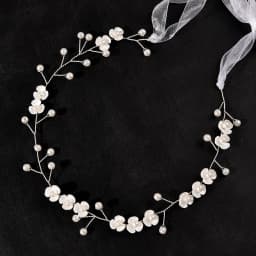 Handmade Flower Headband Elegant Soft Hair Accessories for Weddings Parties Photo Shoots Brides Girls