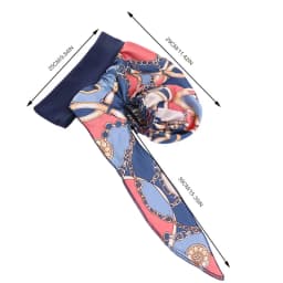2PCS Women Printed Pre-Tied Turban Cap Long Tail Headscarf Strechy Bandana Muslim Hijab Inner Caps Hair Loss Cover BeaniesBonnet