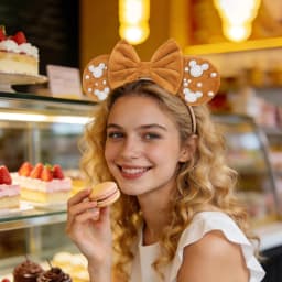 Cute Pink Plush Mouse Ears Headband With Rhinestone Bow Pearl Accents For Party Cosplay DIY Birthday Gift, Kids & Adults