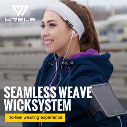 WRELS Women Men Elastic Sports Headbands Sweat Absorption Headdress Anti Slip Yoga Hair Band Quick Dry Yoga Running Sweatband