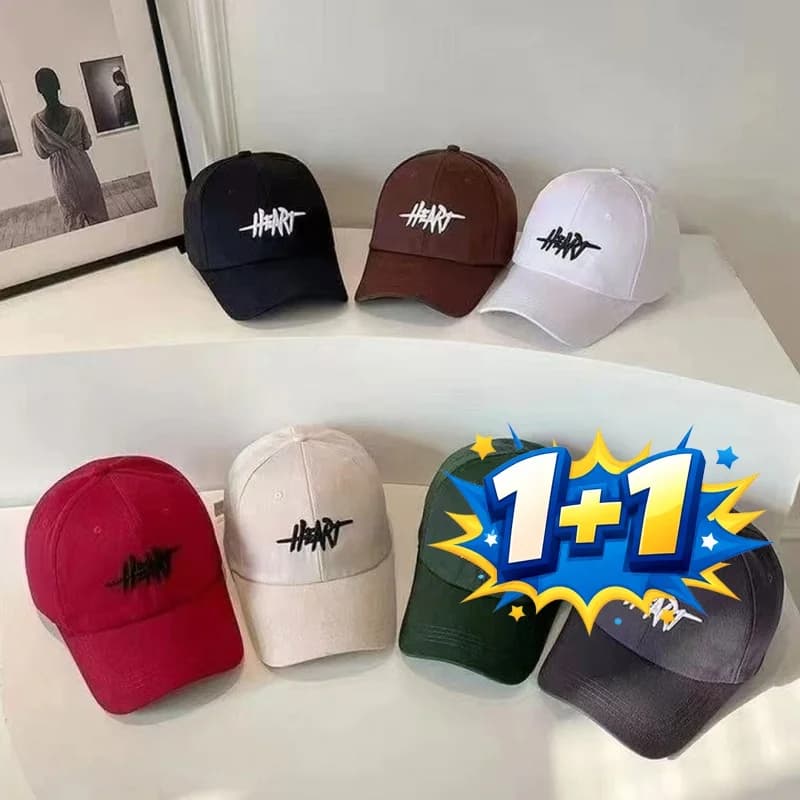 1+1 Cap Hat Ball Cap Baseball Cap Deep Dome Vintage Running Climbing Golf Unisex