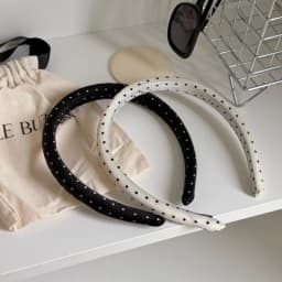 Retro Satin Polka Dot Sponge Headbands for Woman Fashion Temperament Hair Hoop Wash Face Hair Band Female Party Hair Accessories