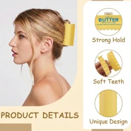 1PC Daily decorative headwear and hair accessories, gifts, casual and creative butter acrylic hair claws