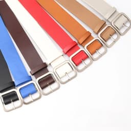 3.5x105cm Women PU Leather Belt Gold Silver Square Pin Buckle Jeans Belt Korean Version Chic Ladies Vintage Female Waistband