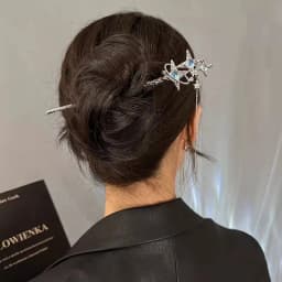 New Chinese Style Snake Shaped Moonstones Hairpin Fashion Metal Hanfu Hairpin Hair Chopsticks Headwear Hair Accessories Gift