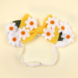 Mulan Elastic HairBands For Girls Cosplay Cartoon Clothing Ears Hair Accessories Women Magnolia Flower Sequins Bow Headband Kids
