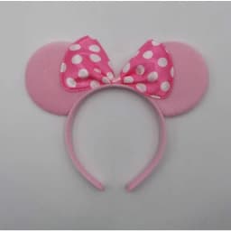 20PCS Women Girl Mouse Ears Headbands Hair Hoop Party Theme Cosplay Bows Hairbandpink Black Hair Accessories Wholesale