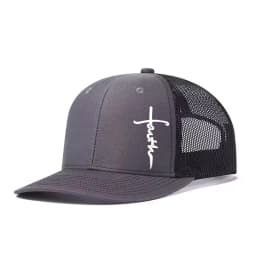 Cross Printed Adjustable Baseball Cap Classic Snapback Dad Hat Breathable Trucker Mesh Hat Golf Fishing Outdoor Sun Cap