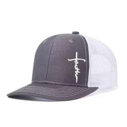 Cross Printed Adjustable Baseball Cap Classic Snapback Dad Hat Breathable Trucker Mesh Hat Golf Fishing Outdoor Sun Cap