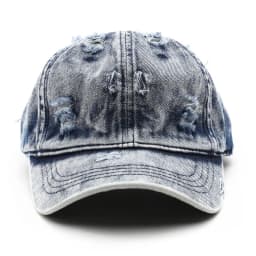 1pc Y2K Style Cowboy Hole Washed Baseball Caps for Women Men, Classic Caps Female Cap Edge Curved Eaves Shade Soft Top Hats