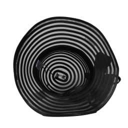FS Black Red Floppy Organza Fascinators Hats Big Flower Church Hat For Women Elegant Wide Brim Wedding Bride Cap Chapeau Femme