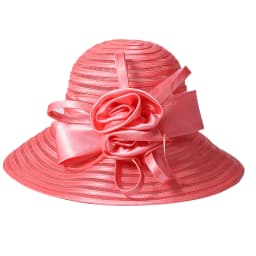 FS Black Red Floppy Organza Fascinators Hats Big Flower Church Hat For Women Elegant Wide Brim Wedding Bride Cap Chapeau Femme