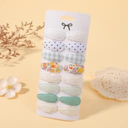 RAINBOW BOWS 16Pcs Sweet Mini Hair BB Hairclips Set Lovely Childrens Hairbangs Barrette Fresh Printing Hairgripes Gift Set