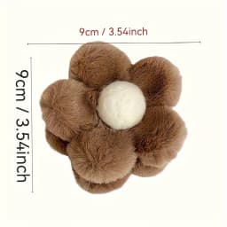 Autumn Winter New Solid Color Plush Grab Clip Hairpin Back Head Hair Shark Clip Girlfriends with Gentle Fashion Hair Accessories