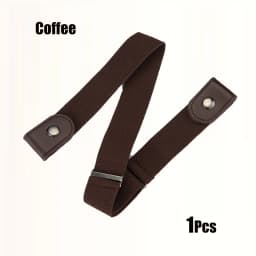 Newest Traceless Invisible Elastic Belt Women's Belts Jeans Pants Men's Elastic Belt Buckle-Free Adjustable Waist Belt No Buckle