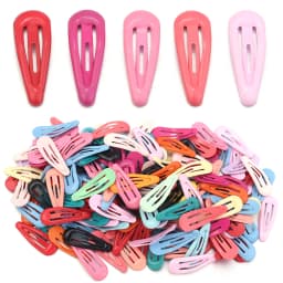 30pcs/lot 30mm Metal Enamel Colorful BB Hair Clips Cute Mini Hair Pins Snap Barrettes For Girls Y2K Hair Clips Hair Accessories