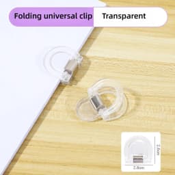 5/10/20/30Pcs Detachable Invisible Leg Shortening Clips Non-slip Pants Acrylic Buckle Edge Clip for Anti-drag Pants Hem Fixing