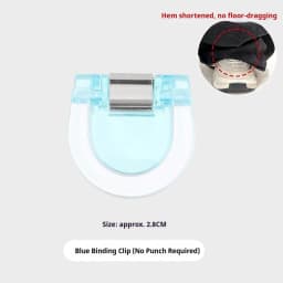 5/10/20/30Pcs Detachable Invisible Leg Shortening Clips Non-slip Pants Acrylic Buckle Edge Clip for Anti-drag Pants Hem Fixing