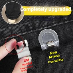5/10/20/30Pcs Detachable Invisible Leg Shortening Clips Non-slip Pants Acrylic Buckle Edge Clip for Anti-drag Pants Hem Fixing
