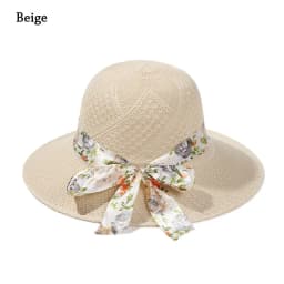 Summer Wide Brim Foldable Portable Straw Hat Sun Visor Cap UV Protection Beach Hat