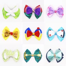 2pcs Disney Cartoon Anime Snow White Hair Bow for Girls Toddler Boutique Alice Frozen Girls Hair Clips Kids Hair Accessories
