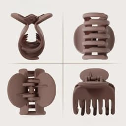 4Pcs Small Hair Claw Clips for Women Double Row Teeth Medium Hair Claws Girls Hairpins for Thin Hair Fashion Hair Accessories