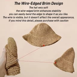Floppy Big Beach Straw Hats for Women Foldable Summer Wide Brim Packable Sun Hat Womens Travel Straw Fedora Hat