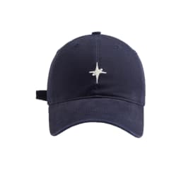 New Solid Color Four-Point Star Embroidery Simple Versatile Sunshade Baseball Cap Soft Top Couple Duckbill Hat