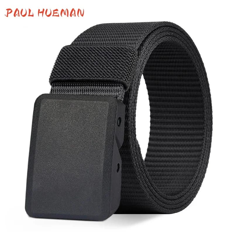 PAUL HUEMAN Automatic Buckle Belt, Tactical Belt For Men And Women