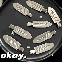 2/4/6/8Pcs Silver Metal No Bend Hair Clips Kids Girls Women Styling Barrettes Makeup Hairpins Salon Daily Hair Accessories