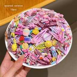 10 styles of random cartoon BB clip hair accessories suitable for daily use