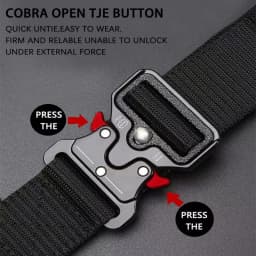 PAUL HUEMAN Tactical Belt Unisex Accessories Belt for Men and Women