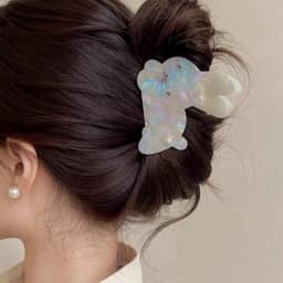 Refreshing World Rabbit Hair Claw Cute Bunny Dog Ins Style Acetate Strong Hair Claw Clips Hair Accessories for Women Girls