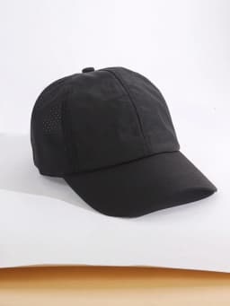 Quick Dry Baseball Cap Men Women Breathable Mesh Sun Hat Adjustable Lightweight UV Protection Black Summer Outdoor Sports Cap