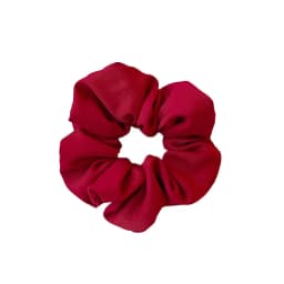 2026 New Christmas Red Color Hair Scrunchies For Women Girls Fashion High Elasticity No Hurt Hair Elastics New Year Accessories
