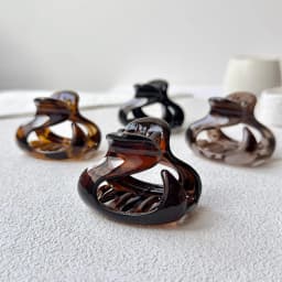 Korean Fashion Irregular Hollow Leopard Hair Claws Clips Womens Girls Acrylic Hair Clamps Plastic Barrettes Hair Accessories