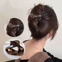 Korean Fashion Irregular Hollow Leopard Hair Claws Clips Womens Girls Acrylic Hair Clamps Plastic Barrettes Hair Accessories