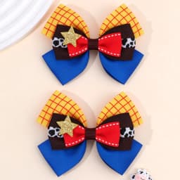 1/2pcs Girl Hair Clip Cute Fabric Bow Hair Clip Ponytail Hairstyle Decoration Sweet Children's Hair Accessory Side Clip