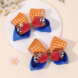 1/2pcs Girl Hair Clip Cute Fabric Bow Hair Clip Ponytail Hairstyle Decoration Sweet Children's Hair Accessory Side Clip