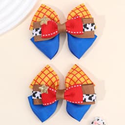 1/2pcs Girl Hair Clip Cute Fabric Bow Hair Clip Ponytail Hairstyle Decoration Sweet Children's Hair Accessory Side Clip