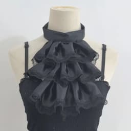 Detachable Lace Stand Collar Lolita Fake Collar Double-Layer Shawl Decorative Collar Dress Lace Up Collar