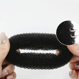 14CM Large Donut Fluffy Ball Princess Hairstyle Personalized Multifu Headwear Salon Styling Tool Women's Accessories Scrunchie