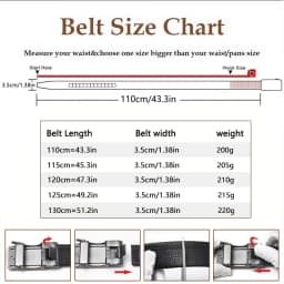 Second Layer Cowhide Ratchet Belt for Men - Adjustable Automatic Buckle, Easy to Wear And Suitable For Any Occasion