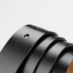 3.8cm Genuine Leather No Buckle Belt, Unisex Cowskin Belt Body, Men's Pin-Free Waist Strap Black Brown for Daily Casual Wear